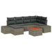 Set de canapele pentru grădină 7 pcs Gri - WALTI WALTI