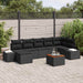 Set de canapele pentru grădină 8 pcs Negru - WALTI WALTI