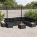 Set de canapele pentru grădină 9 pcs Negru - WALTI WALTI