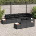 Set de canapele pentru grădină 8 pcs Negru 319 x 154 x 85 cm - WALTI WALTI