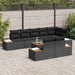 Set de canapele pentru grădină 9 pcs Negru 319 x 154 x 85 cm - WALTI WALTI