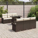 Set de canapele pentru grădină cu pernă 7 pcs Maro Rattan poli - WALTI WALTI