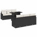 Set de canapele pentru grădină 7 pcs Negru 100 x 55 x 73 cm - WALTI WALTI