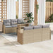 Set de canapele pentru grădină 7 pcs Bej 100 x 55 x 73 cm - WALTI WALTI