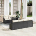 Set de canapele pentru grădină 8 pcs Negru 100 x 55 x 73 cm - WALTI WALTI