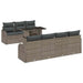 Set de canapele pentru grădină 8 pcs Gri 100 x 55 x 73 cm - WALTI WALTI