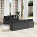 Set de canapele pentru grădină 8 pcs Negru 100 x 55 x 73 cm - WALTI WALTI