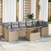 Set de canapele pentru grădină 8 pcs Bej 100 x 55 x 73 cm - WALTI WALTI