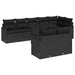 Set de canapele pentru grădină 9 pcs Negru 100 x 55 x 73 cm - WALTI WALTI