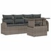 Set de canapele pentru grădină 5 pcs Gri 100 x 55 x 73 cm - WALTI WALTI