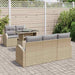 Set de canapele pentru grădină 6 pcs Bej 100 x 55 x 73 cm - WALTI WALTI