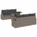 Set de canapele pentru grădină 7 pcs Gri 100 x 55 x 73 cm - WALTI WALTI