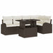 Set de canapele pentru grădină 6 pcs Maro 100 x 55 x 73 cm - WALTI WALTI
