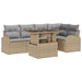 Set de canapele pentru grădină 6 pcs Bej 100 x 55 x 73 cm - WALTI WALTI