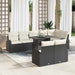 Set de canapele pentru grădină 9 pcs Negru Rattan poli - WALTI WALTI