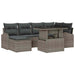 Set de canapele pentru grădină 7 pcs Gri Rattan poli - WALTI WALTI