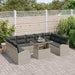 Set de canapele pentru grădină 10 pcs Gri deschis Rattan poli - WALTI WALTI