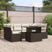 Set de canapele pentru grădină 7 pcs Maro Rattan poli - WALTI WALTI