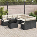 Set de canapele pentru grădină 9 pcs Negru Rattan poli - WALTI WALTI