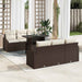 Set de canapele pentru grădină 7 pcs Maro Rattan poli - WALTI WALTI