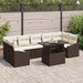 Set de canapele pentru grădină 8 pcs Maro Rattan poli - WALTI WALTI