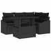 Set de canapele pentru grădină 5 pcs Negru 100 x 55 x 73 cm - WALTI WALTI