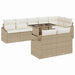 Set de canapele pentru grădină 9 pcs Bej, crem 100 x 55 x 73 cm - WALTI WALTI