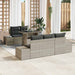 Set de canapele pentru grădină 6 pcs Bej 100 x 55 x 73 cm - WALTI WALTI