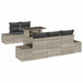 Set de canapele pentru grădină 6 pcs Bej 100 x 55 x 73 cm - WALTI WALTI