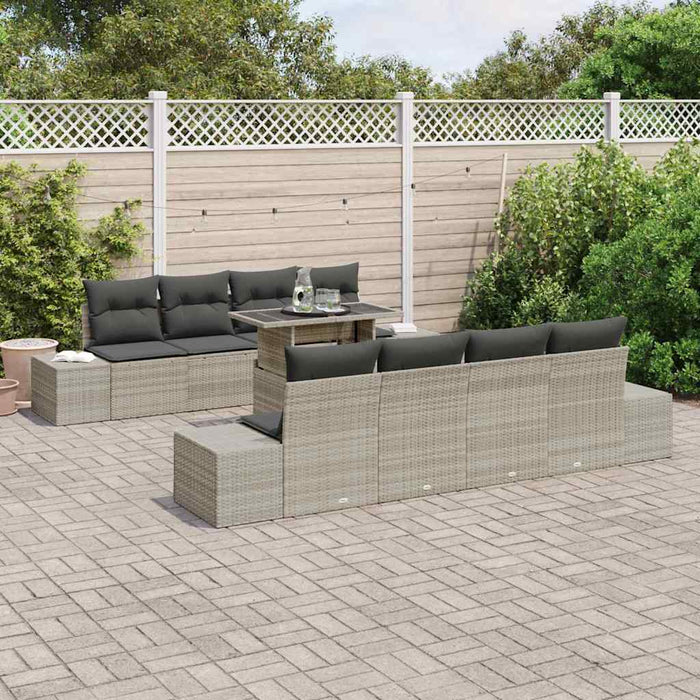 Set de canapele pentru grădină 7 pcs Gri 100 x 55 x 73 cm - WALTI WALTI