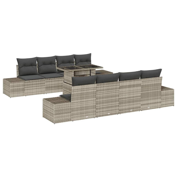 Set de canapele pentru grădină 7 pcs Gri 100 x 55 x 73 cm - WALTI WALTI