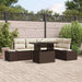 Set de canapele pentru grădină 6 pcs Maro Rattan poli - WALTI WALTI