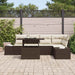 Set de canapele pentru grădină 6 pcs Maro Rattan poli - WALTI WALTI