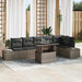 Set de canapele pentru grădină 7 pcs Gri Rattan poli - WALTI WALTI