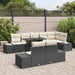Set de canapele pentru grădină 9 pcs Negru Rattan poli - WALTI WALTI