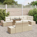 Set de canapele pentru grădină 9 pcs Bej Rattan poli - WALTI WALTI
