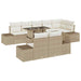 Set de canapele pentru grădină 9 pcs Bej Rattan poli - WALTI WALTI