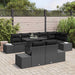 Set de canapele pentru grădină 9 pcs Negru Rattan poli - WALTI WALTI