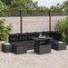 Set de canapele pentru grădină 8 pcs Negru Rattan poli - WALTI WALTI