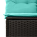 Set de canapele pentru grădină 5 pcs Negru Rattan poli - WALTI WALTI