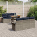 Set de canapele pentru grădină 7 pcs Gri Rattan poli - WALTI WALTI