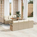 Set de canapele pentru grădină 8 pcs Bej Rattan poli - WALTI WALTI