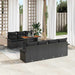 Set de canapele pentru grădină 8 pcs Negru Rattan poli - WALTI WALTI
