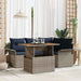Set de canapele pentru grădină 5 pcs Gri Rattan poli - WALTI WALTI
