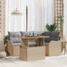 Set de canapele pentru grădină 5 pcs Bej Rattan poli - WALTI WALTI