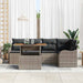 Set de canapele pentru grădină 6 pcs Gri Rattan poli - WALTI WALTI
