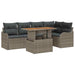 Set de canapele pentru grădină 6 pcs Gri Rattan poli - WALTI WALTI