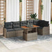 Set de canapele pentru grădină 7 pcs Gri Rattan poli - WALTI WALTI