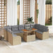 Set de canapele pentru grădină 10 pcs Bej Rattan poli - WALTI WALTI