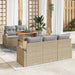 Set de canapele pentru grădină 6 pcs Bej Rattan poli - WALTI WALTI
